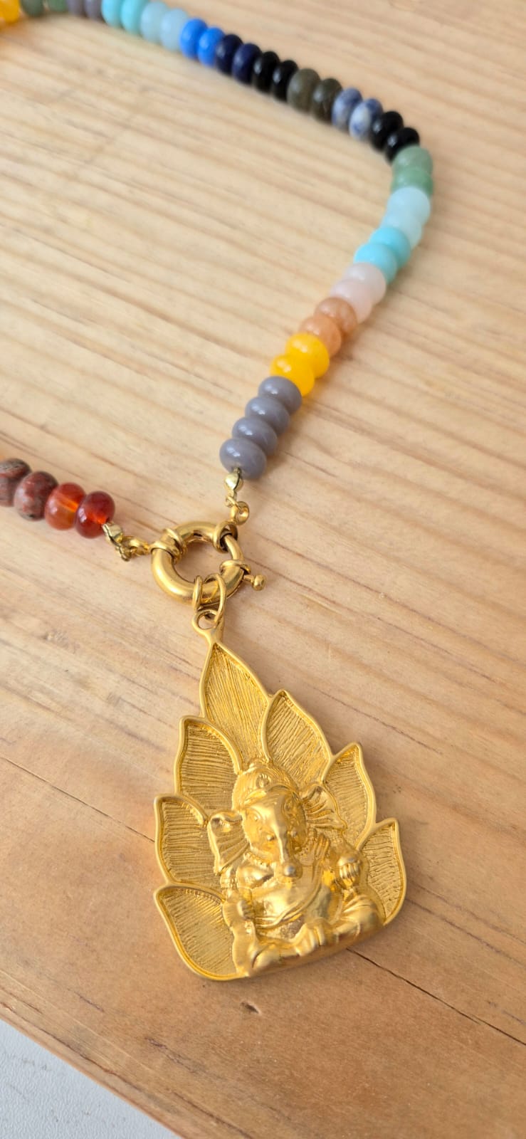 Collar multicolor Ganesha