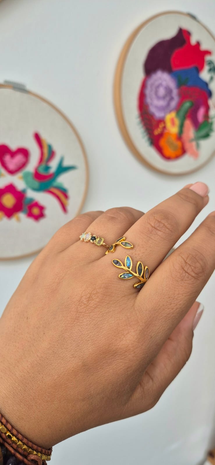 Anillo olivo abulón