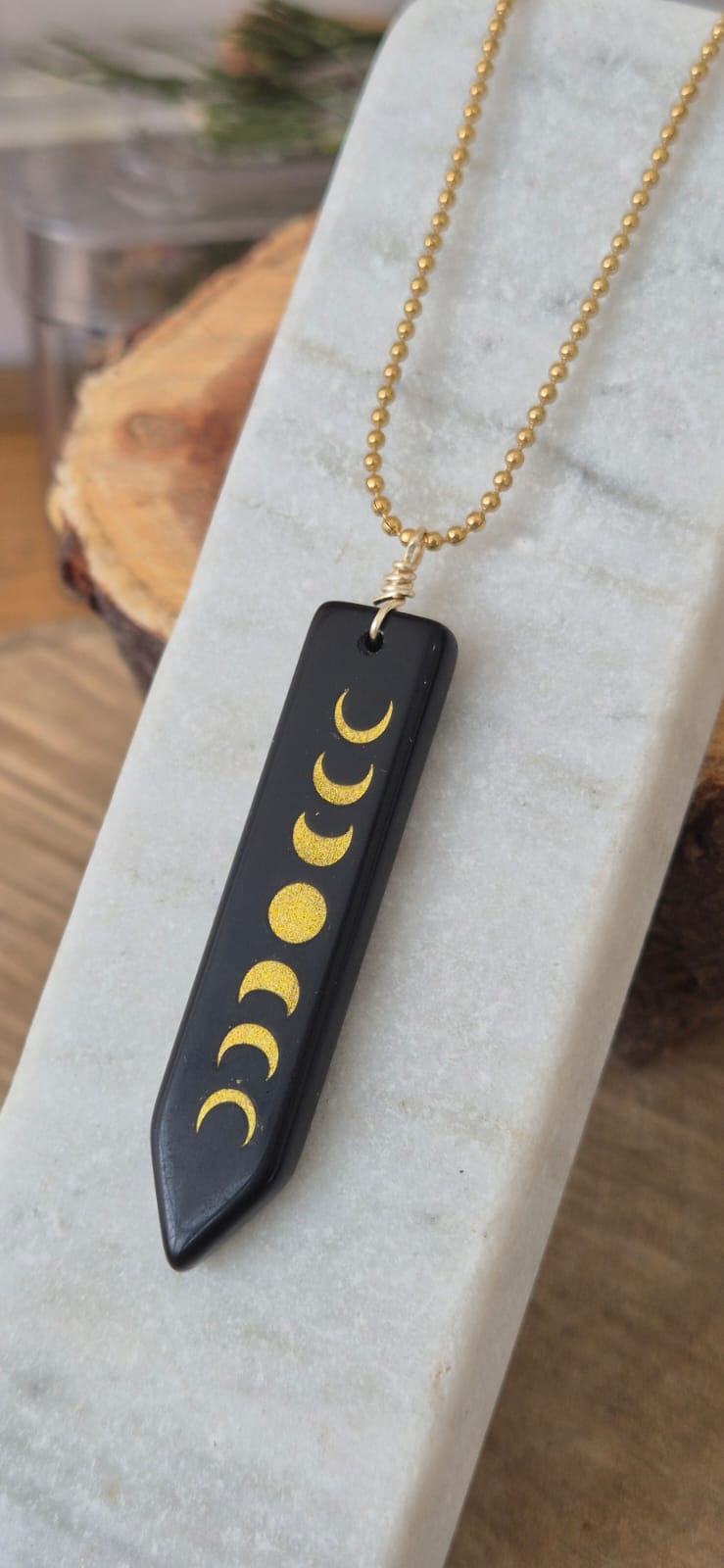 Punta obsidiana fases lunares