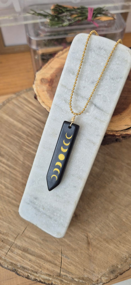 Punta obsidiana fases lunares