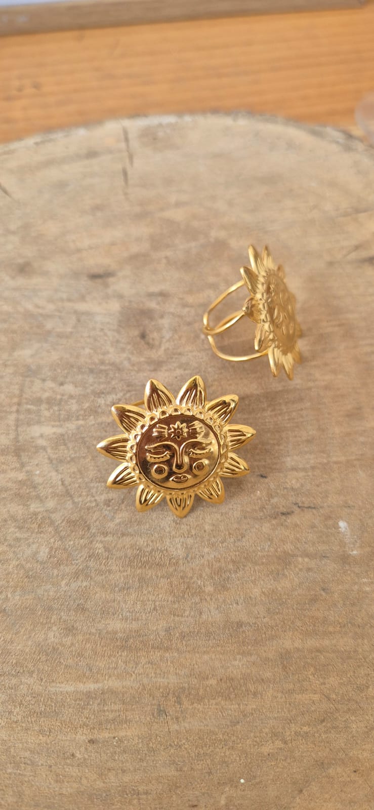 Anillo ajustable Sol