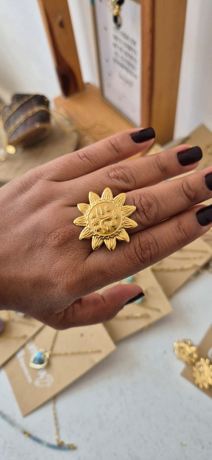 Anillo ajustable Sol