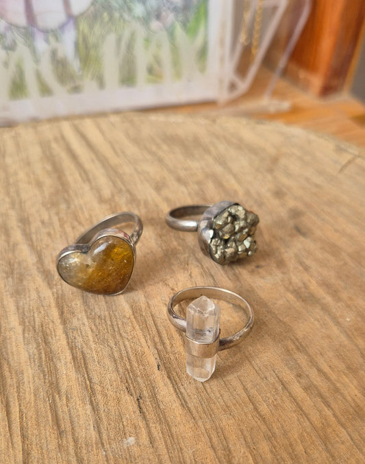 Anillo ajustable alpaca vintage