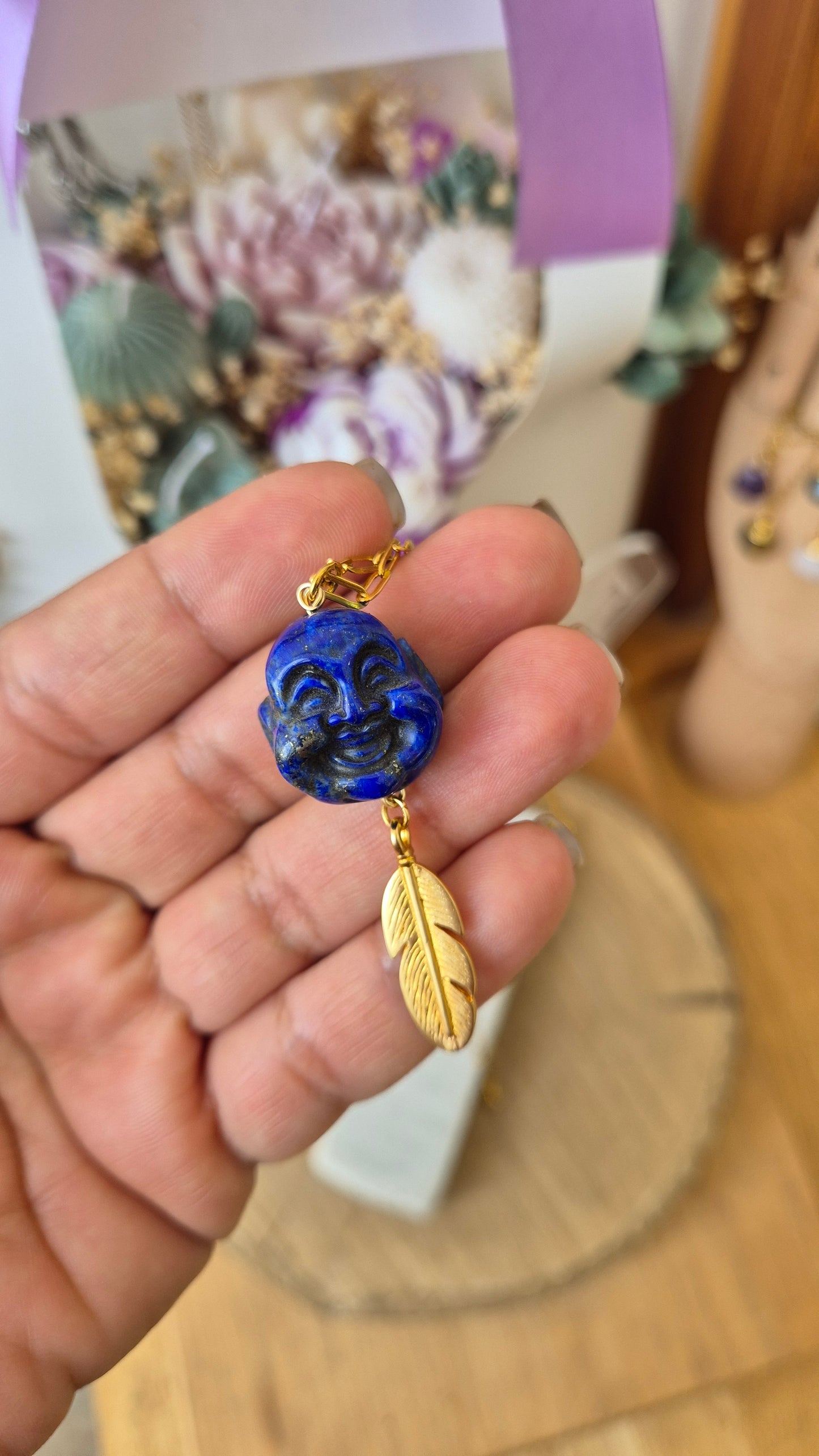 Collar Buda Lapislázuli