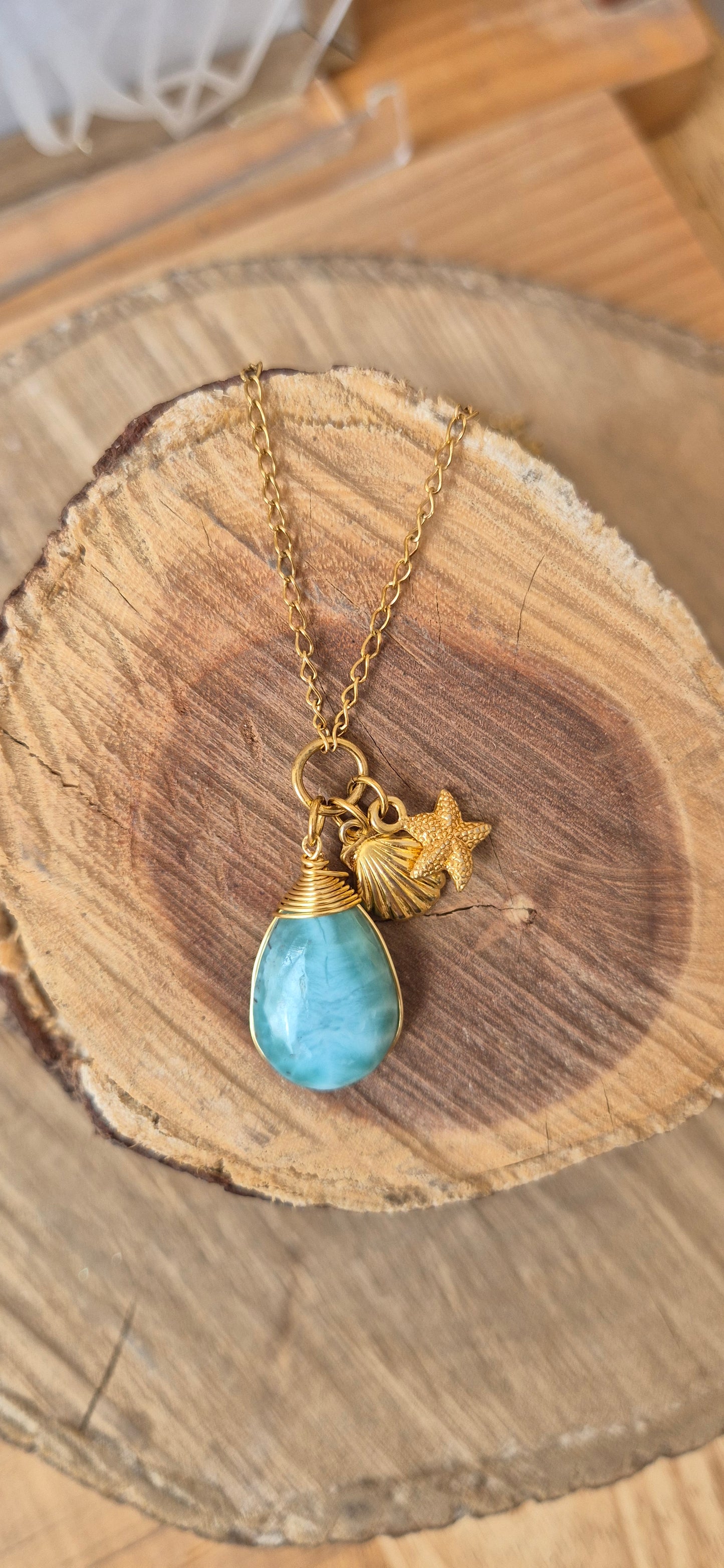 Collar larimar