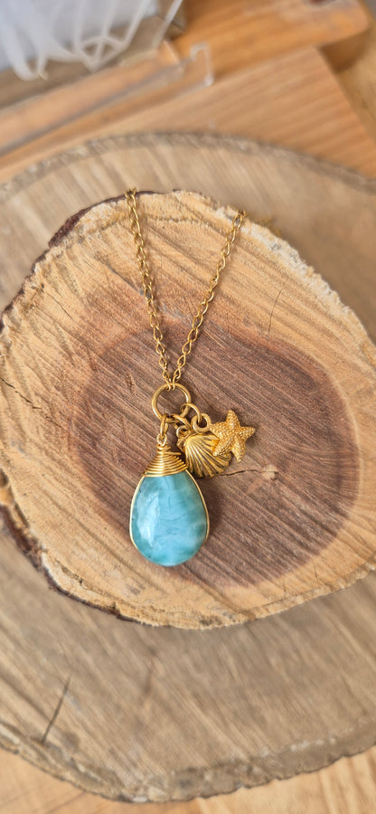 Collar larimar