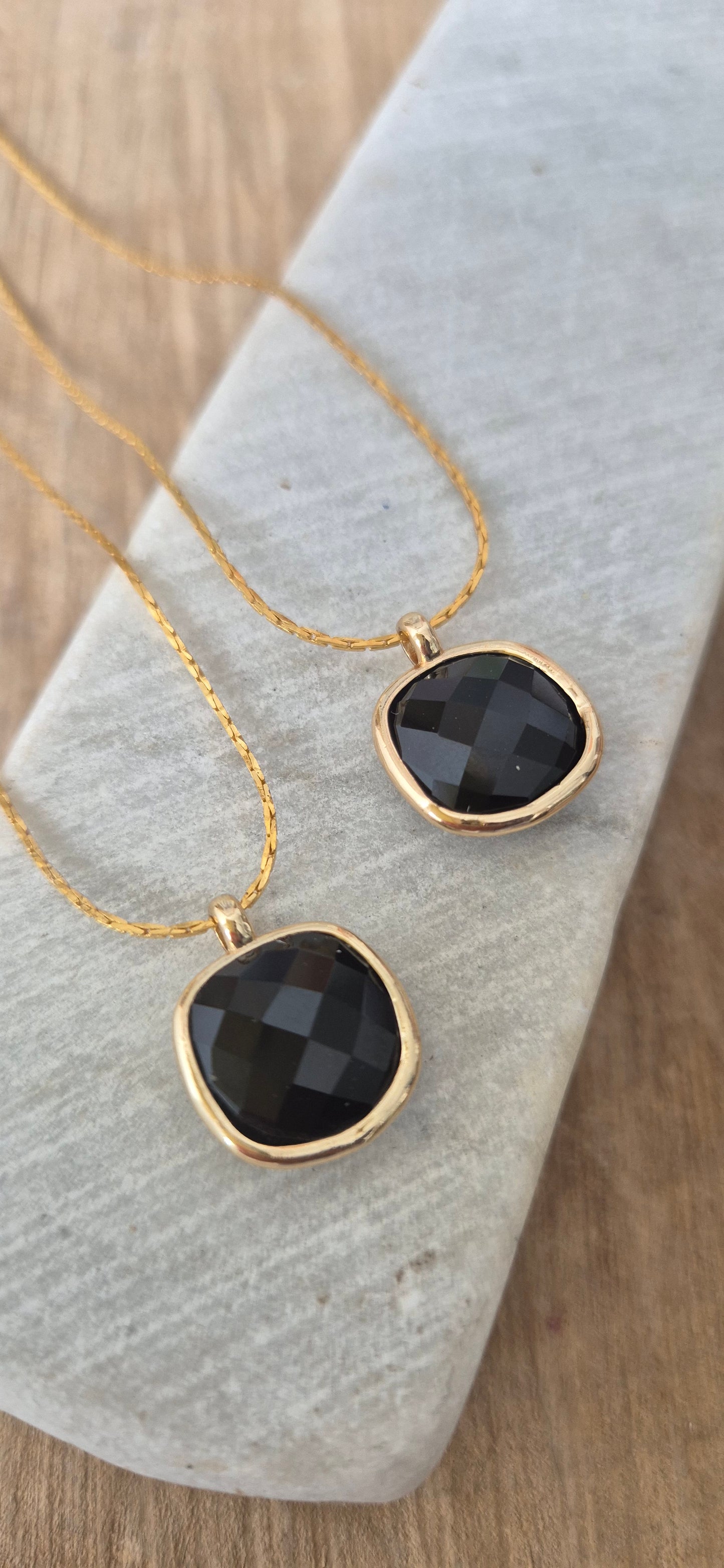 Collar mini obsidiana